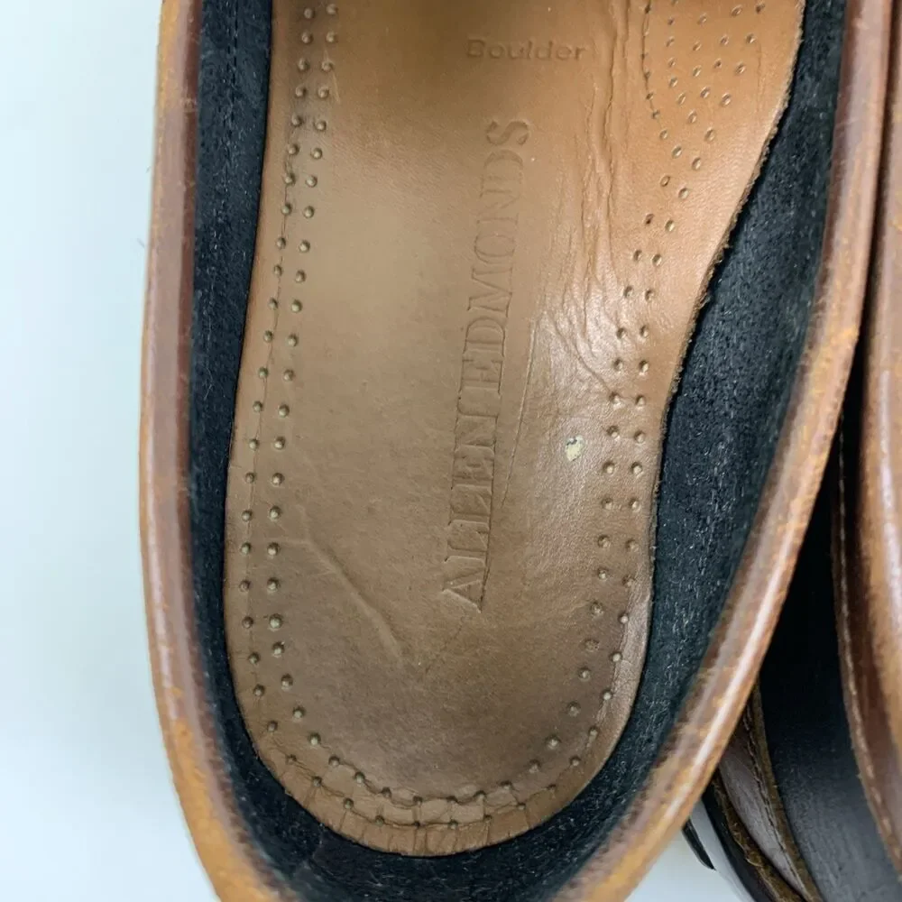 Allen Edmonds Boulder Venetian Driving Moccasin Loafer Black Brown Leather M 11‎